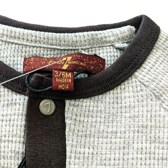 New Seven For All 3-6 Months Thermal Romper NWT 7 SFAM - Picture 2 of 3